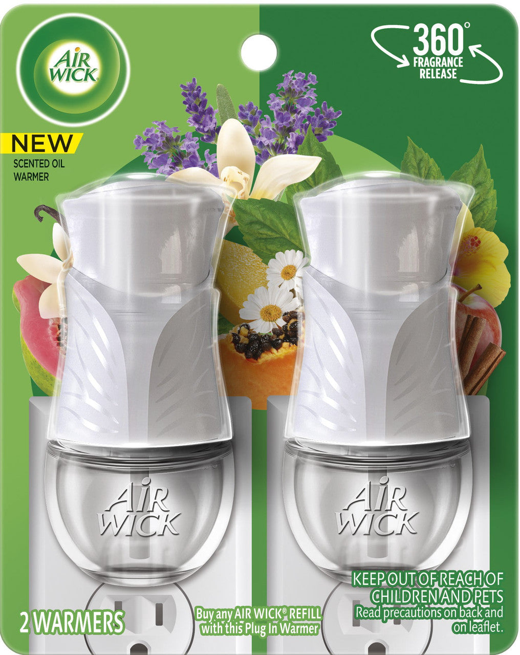 Air Wick Scented Oil Air Freshener Warmer, 2 Ea